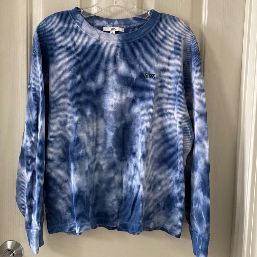 VANS Tie Dye waffle knit long sleeve